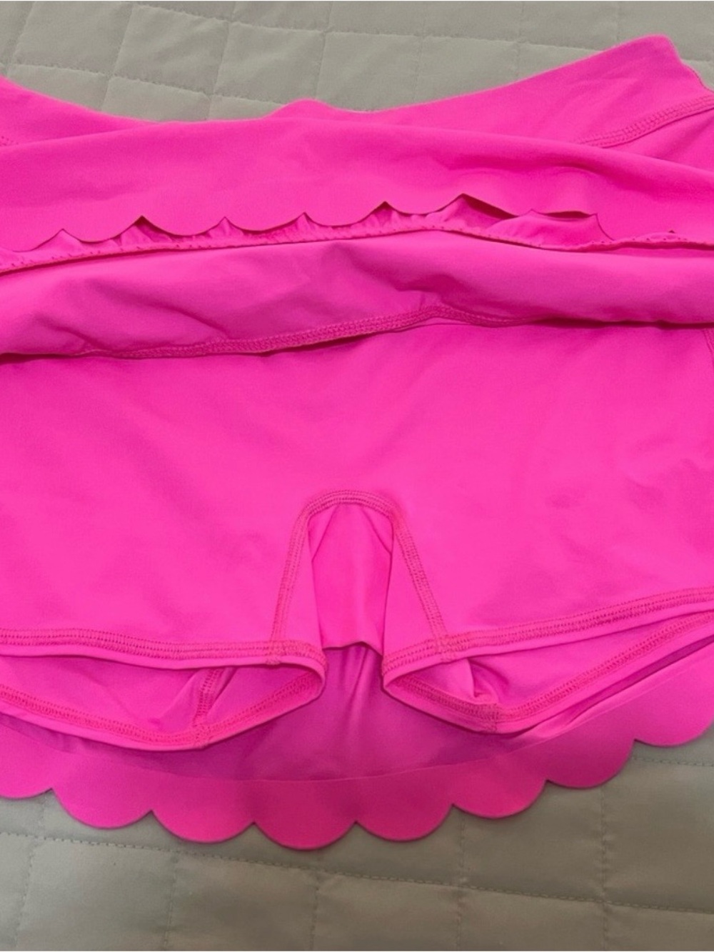 Lilly Pulitzer Bright Hot Pink Ruffled Mini Skirt - Picture 4 of 10